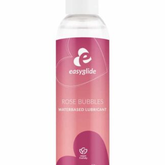 Lubrifiant à base d'eau Bulles de Plaisir EasyGlide Rose Bubbles 150ml flacon transparent étiquette rose