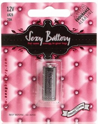 Pile pour sextoy 12V LR23 haute performance Éclat de Lune dans son emballage Sexy Battery.
