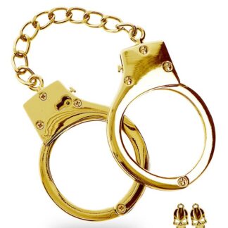 Menottes plaquées or de luxe Les Liens d'Or Taboom Bondage