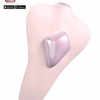 Stimulateur clitoridien connecté Murmure de l'Oasis rose avec application smartphone