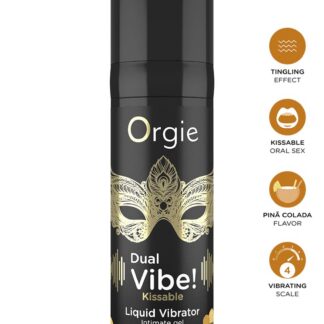 Gel d'excitation vibrant Onde Tropicale Orgie parfum Pina Colada