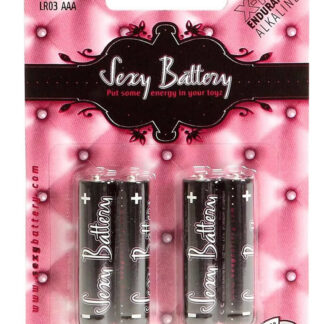Pack de 4 piles AAA haute performance pour sextoys Souffle de Brise.