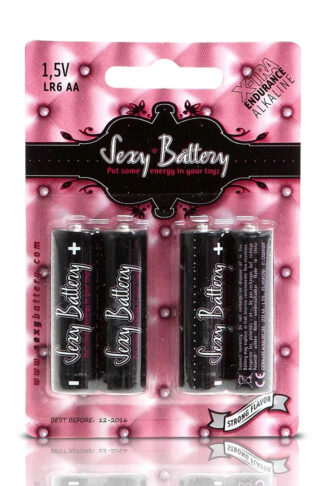 Pack de 4 piles haute performance pour sextoys Souffle du Sirocco par Sexy Battery.