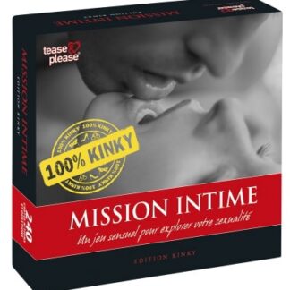 Boîte du jeu érotique BDSM Le Pacte des Ombres (Mission Intime Édition Kinky) par Tease & Please.