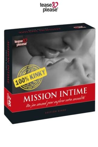 Boîte du jeu érotique BDSM Le Pacte des Ombres (Mission Intime Édition Kinky) par Tease & Please.