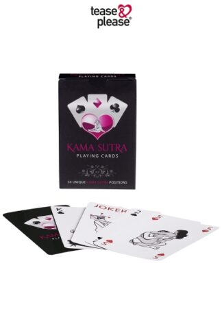 eu de 54 cartes de poker Kamasutra avec positions illustrées par Tease & Please.