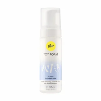 Flacon pompe de mousse nettoyante pour sextoys L'Écume de Soie par Pjur, format 150ml.
