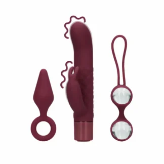 Coffret cadeau sextoy pour femme L'Éveil des Sens cerise noire.