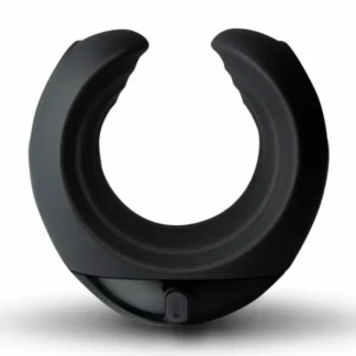 Masseur anatomique de luxe noir en forme de C Le Croissant de Nuit.