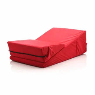 Set de coussins ergonomiques érotiques rouges en deux modules Le Duo des Dunes.