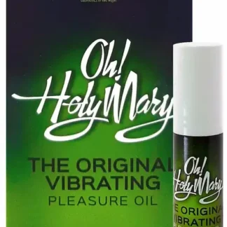 Flacon d'huile de plaisir au cannabis Ondes de Volupté par Nuei, effet vibrant.